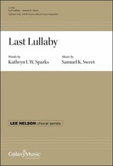 Last Lullaby SATB choral sheet music cover